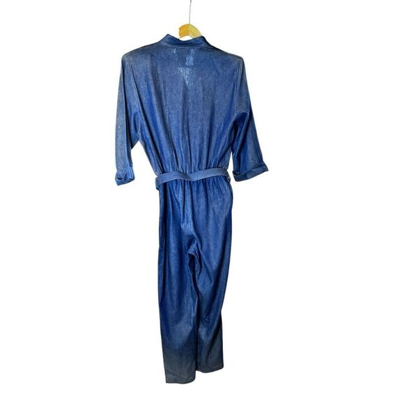 vintage Denim western 80’s  Jumpsuit WILLI of CALIFORNIA Woman One Piece Overall - Picture 5 of 7
